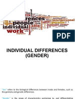 Individual Differences Gender