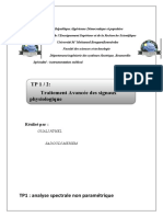 TP 1 / 2: Traitement Avancée Des Signaux Physiologique: Réalisé Par