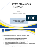 Strategi Penetapan Harga