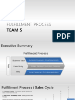 Fulfillment Process Presentation Final Team 5