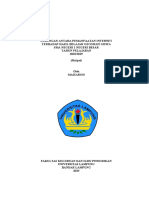 Hubungan Antara Pemanfaatan Internet Terhadap Hasil Belajar Geografi Siswa Sma Negeri 1 Negeri Besar Tahun Pelajaran 2018/2019 (Skripsi)