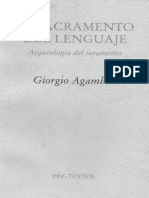 Agamben Giorgio - El Sacramento Del Lenguaje (Scan)