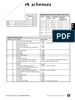 Mark Schem Es: Quick Quiz Matching End of Unit Test Marks To NC Levels