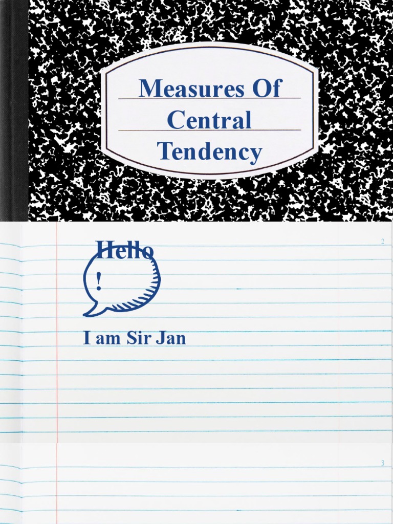 Measures Of Central Tendency Are Quizlet