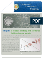 Integrated Mathematical Oncology Newsletter 1