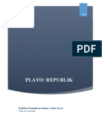 Republik Plato Refleksi Pemikiran Dalam Gelas Kaca