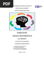 Semana 5 - Habilidad Logico Matematico