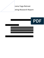 Marketing Research Report - Krama Retreat