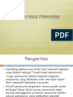 Fungsi-Fungsi Pemasaran