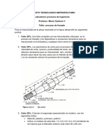 Taller Proceso de Fresado 2021-1