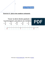 Les Fractions Exercice 6 Cinquieme