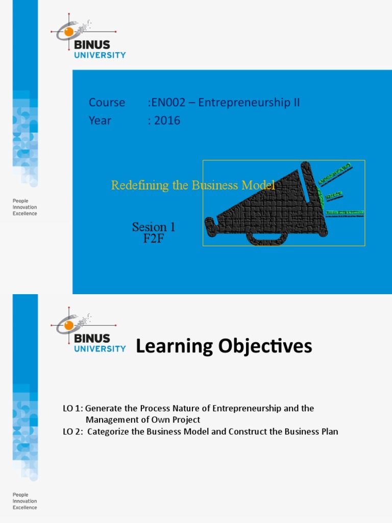 Z11460000120164014Session 1 Redefining The Business Model | PDF ...