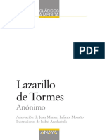 Clasicos a Medida Lazarillo de Tormes