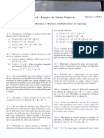 Funções de várias variáveis: pontos críticos, máximos, mínimos e problemas de otimização