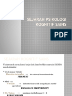 Sejarah Psikologi Kognitif Sains