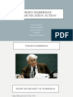 Jurgen Habermas Communication Action: Aurora Dinda Cicillia Meifani Harapan Abdul Jennifer Shianita Pratama