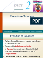 Evolution of Insurance Evolution of Insurance Evolution of Insurance Evolution of Insurance