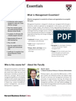 What Is Management Essentials? Quick Facts
