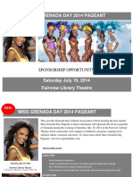 Miss Grenada Day Pageant Sponsorship