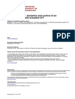 The Empact CVT: Dynamics and Control of An Electromechanically Actuated CVT