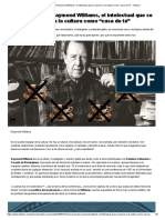 Cómo Pensaba Raymond Williams, El Intelectual Que Se Oponía A La Cultura Como "Casa de Té" - Infobae