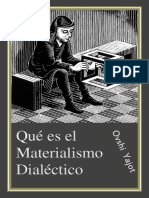 Que Es El Materialismo Dialectico