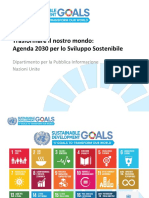 Presentazione Agenda 2030 ONU