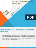 Organizaciones de La Administración Monetaria Financiera