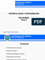 Interpolación Polinomial