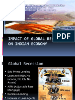 Impact of Global Recession On Indian Economy