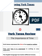 Reviewing Verb Tenses