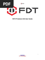 FDT IP Camera CGI & RTSP User Guide v1.0.1