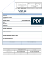 F-CA-CIE-01 Formato - Ficha de Comunicación Interna y Externa PLASTI-CO