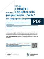 Programacion - 01-Lenguajes de Programación Parte 1