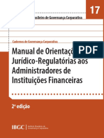 17 - Manual de Orientações Jurídico-Regulatórias Aos Administradores de Instituições Financeiras