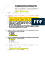 Banco de Preguntas Planeación, Seguimiento y Evaluación de La Matriz Operacional para La Reducción Del Delito Instructivo 005 Con Respuestas