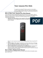 Amazon Fire Tv Remote