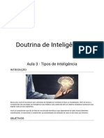 Aula 3 - Tipos de Inteligência