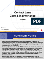 Contact Lens Care & Maintenance