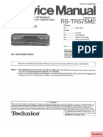 Technics RSTR 575 M 2 Service Manual