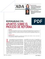 Responsabilidad Civil - Apuntes Sobre El Proceso de Reforma