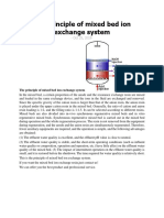 The Principle of Mixed Bed Ion Exchange System