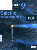 Cálculo Varias Variables - Thomas & Finney - 9na Edición - Tomo II - Addison Wesley Logman - México, 2009