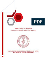 Material de Apoyo AHO101 Agosto 2014