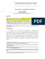 Análise do vídeo Ciclo do relacionamento abusivo do coletivo Mete a Colher por meio da semiótica greimasiana