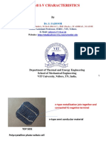 5.PV - IV Characteristics