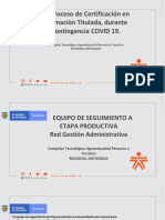 Proceso de Certificación