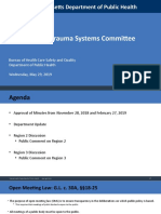 Massachusetts Department of Public Health: Trauma Systems Committee