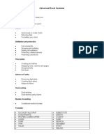 Advanced Excel Guide: Scenarios, Charts, Pivot Tables & More