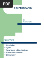 Cryptography: BY, Ayesha Farhin